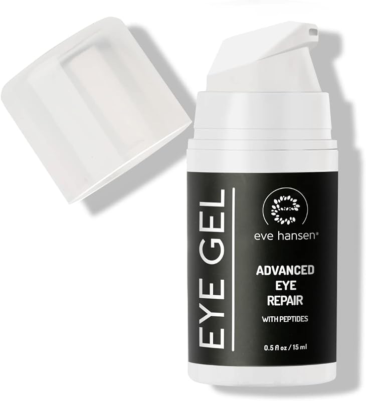 Eve Hansen Gel para a Região dos Olhos com Peptídeos, Células-Tronco Vegetais, Ácido Hialurônico e Vitamina E, 15 mL