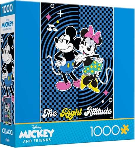 Ceaco - Disney Mickey and Friends The Right Attitude - 1000 Piece Puzzle - image 1