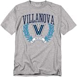 LOGOVISION Villanova University Laurels Dark Unisex Adult T Shirt, Athletic Heather, X-Large