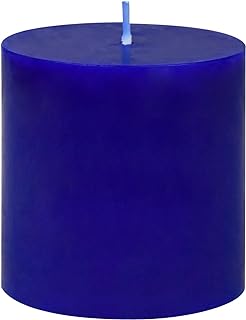 26 Navy Blue Candle Decor Ideas That Look Sophisticated 20 Zest Candle Pillar Candle, 3 by 3-Inch, Blue