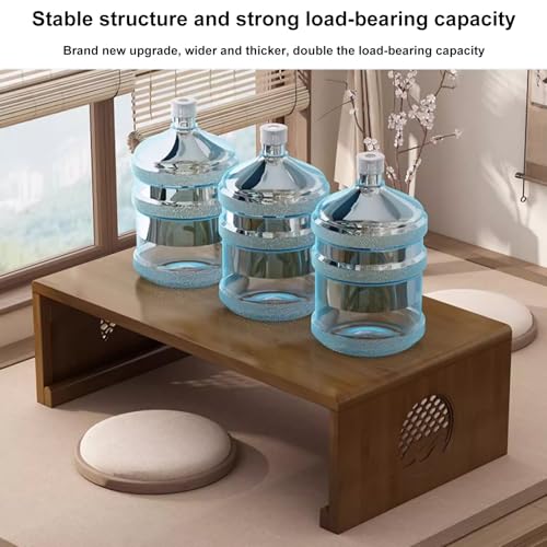 Table basse pliante bambou : la solution gain de place salon