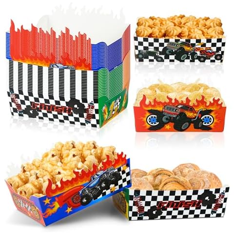 CHENRINDECO 36pcs Truck Snack Bowls Cover