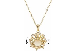 Golden Sunburst Rapunzel Sun Necklace
