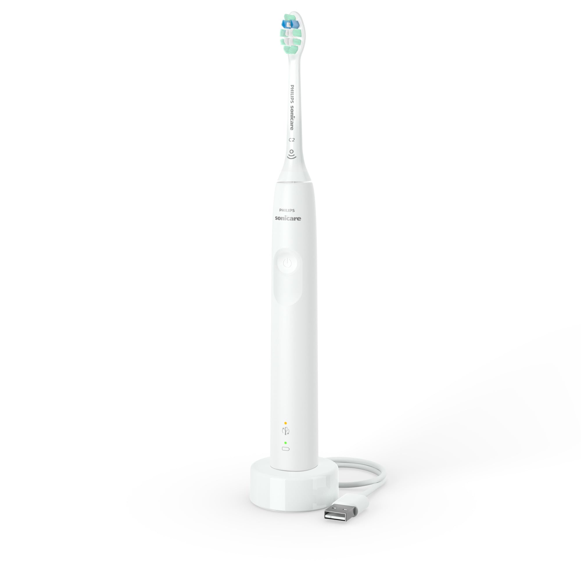 Philips Sonicare 4100 Power Toothbrush, Rechargeable Electric Toothbrush with Pressure Sensor, White HX3681/23 - 5