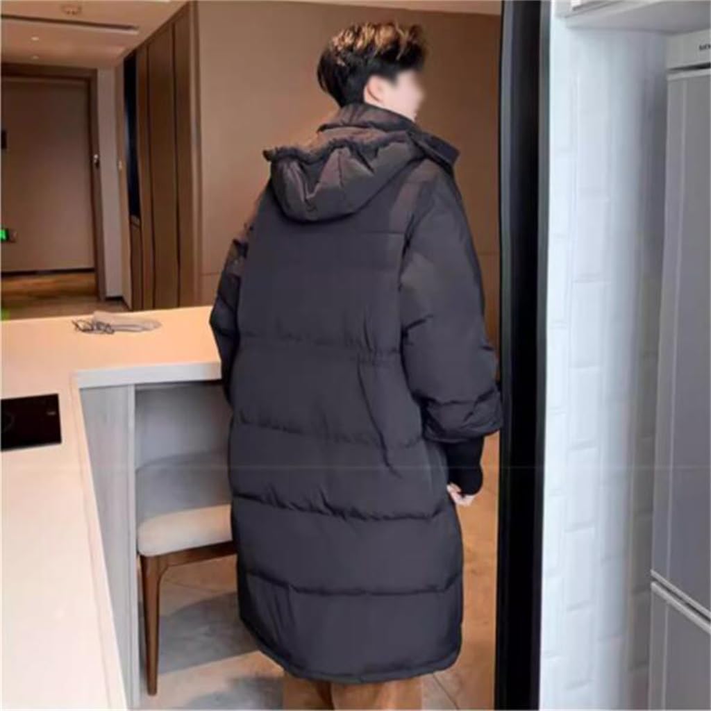 Autumn And Winter Retro To Overcome The Thickened Warm Jacket In The Long Down Men