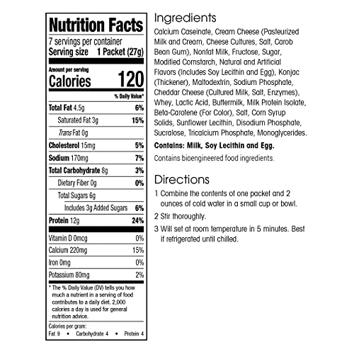 Wonderslim Protein Cake, Creamy Cheesecake, 120 Calories, 12G Protein (7Ct) #TOP1