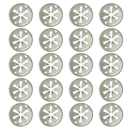 Lista de Placas de protección contra el calor los mejores 5. 47 Discos de sujeción, placa de protección contra el calor, anillos de resorte de placa de metal de 30 mm, clips surtidos para fijar escudo de escape clip arandelas de tuerca