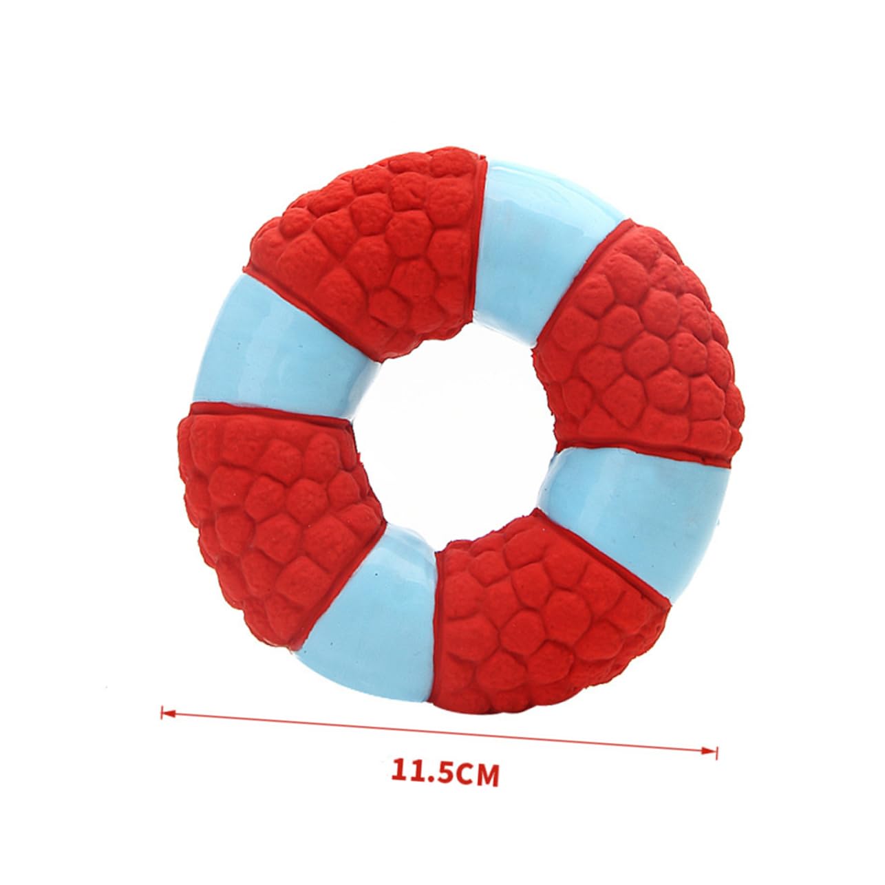 SUPVOX 3piezas Juguete De Molar Resistente para Mascotas Sonido Divertido y Diseño De Salvavidas para Perros y Cachorros Juguete para Masticar y Jugar Rojo