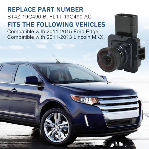 Image of DICMIC Parking Assist Rear View Backup Camera Compatible with 2011-2015 Ford Edge 2011-2013 Lincoln MKX Replace# BT4Z-19G490-B, FL1T-19G490-AC