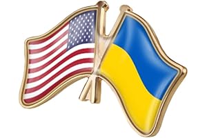 Friendship German Flag Pin with the Flag of Ukraine