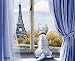"West Highland Terrier in Paris" Art Print Signed by Artist DJ Rogers [Kitchen]