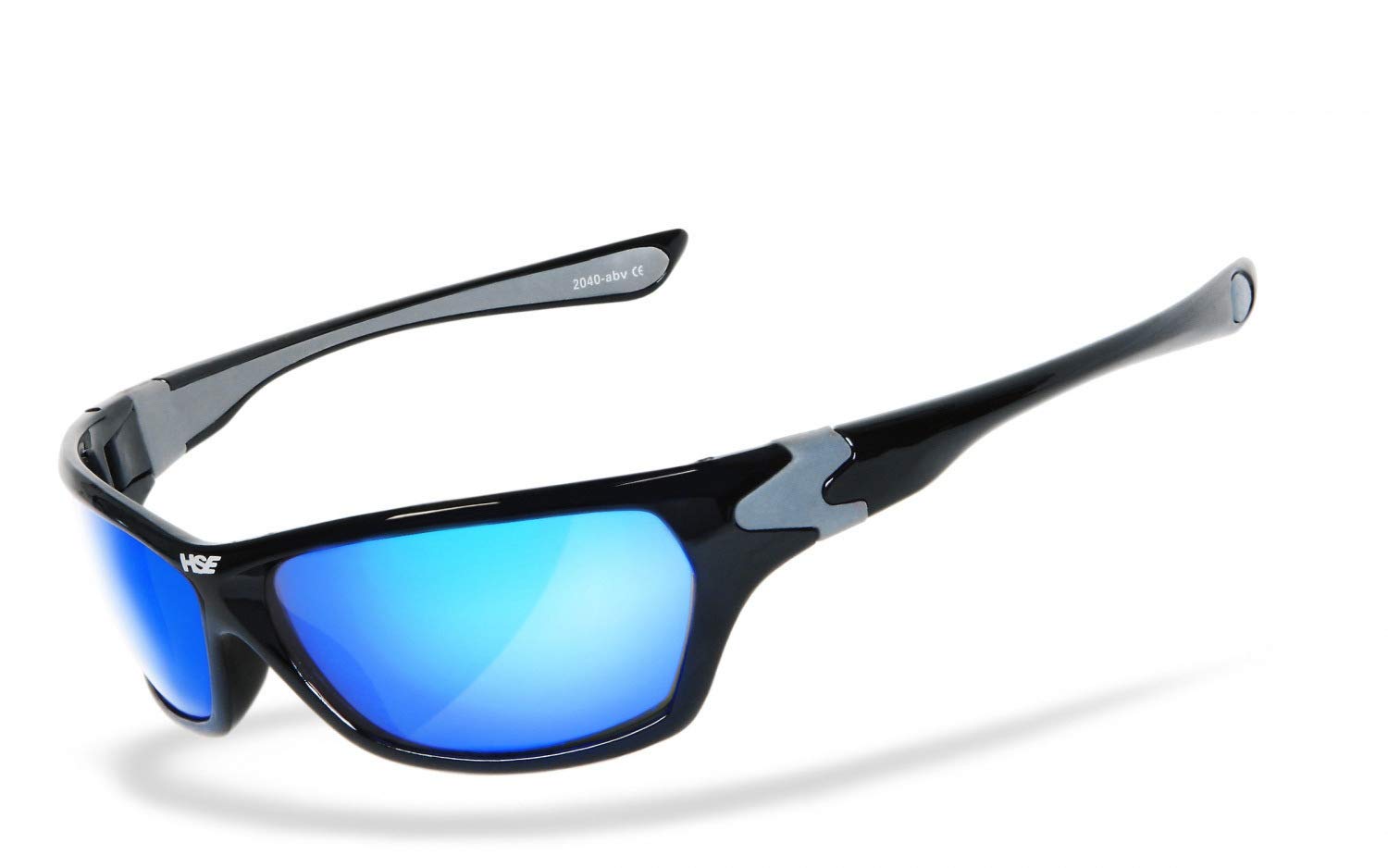 okulary sportowe | filtr ochronny UV400, HLT® szkło bezpieczne z tworzywa sztucznego zgodnie z normą DIN EN 166 | okulary rowerowe, okulary przeciwsłoneczne, okulary dla motocyklistów, okulary rowerowe: HIGHSIDER