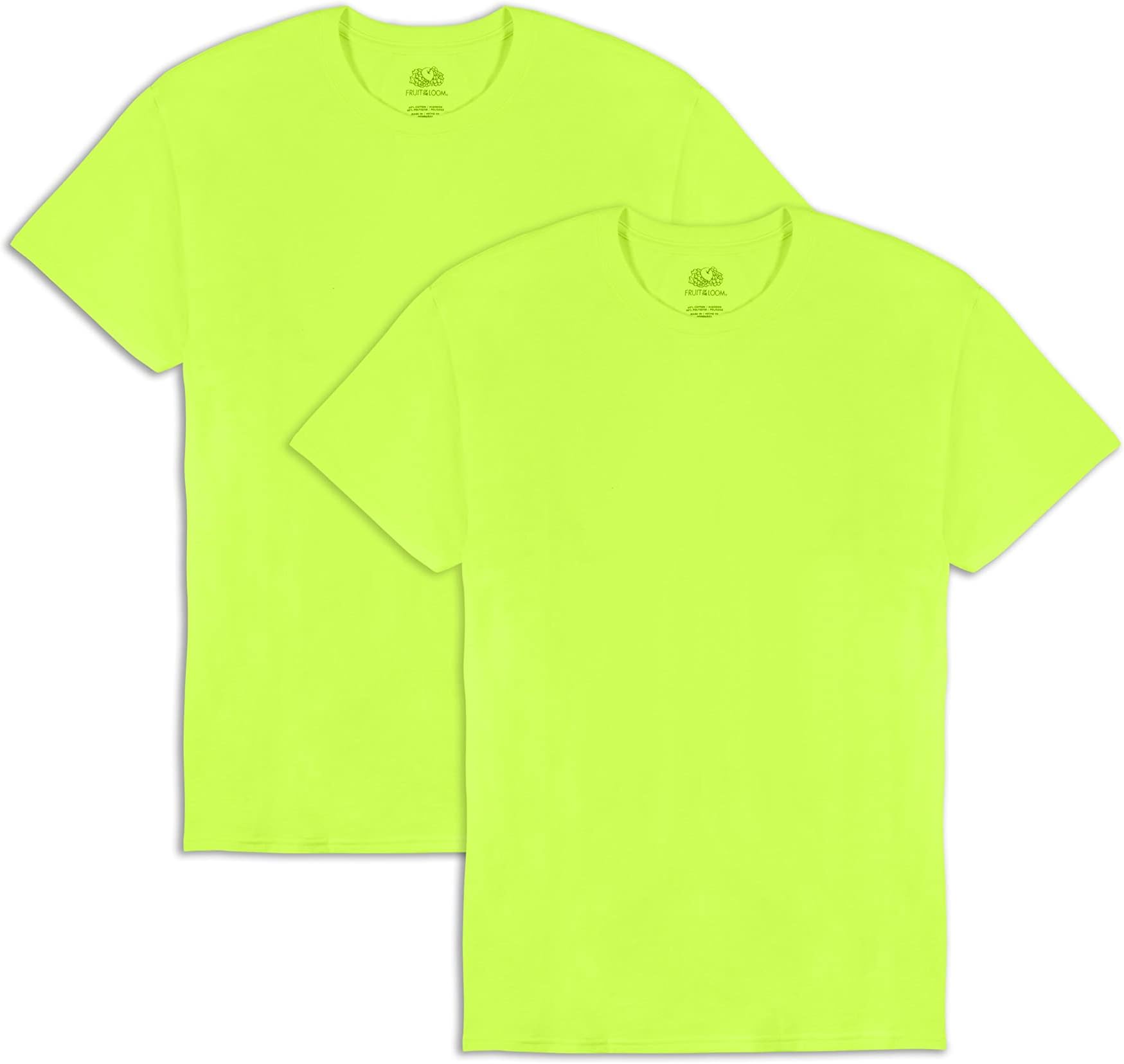adidas fluorescent green t shirt