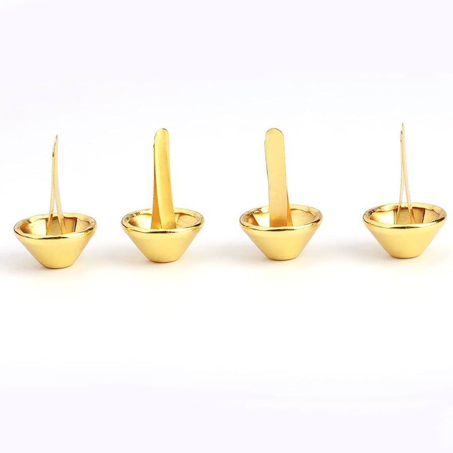 小物 GOLDEN  / WASHED LEATHER STUDS 80 Amazon.com: BUYGOO 50 Sets Cone Spikes Screwback Studs, Gold