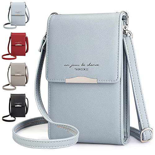 QXRXN Bolsa de teléfono móvil para mujer, Bolso bandolera de cuero bandolera con ranuras para tarjetas para celulares de menos de 6.5 pulgadas, pequeña bandolera monedero regalo para mujer Cover