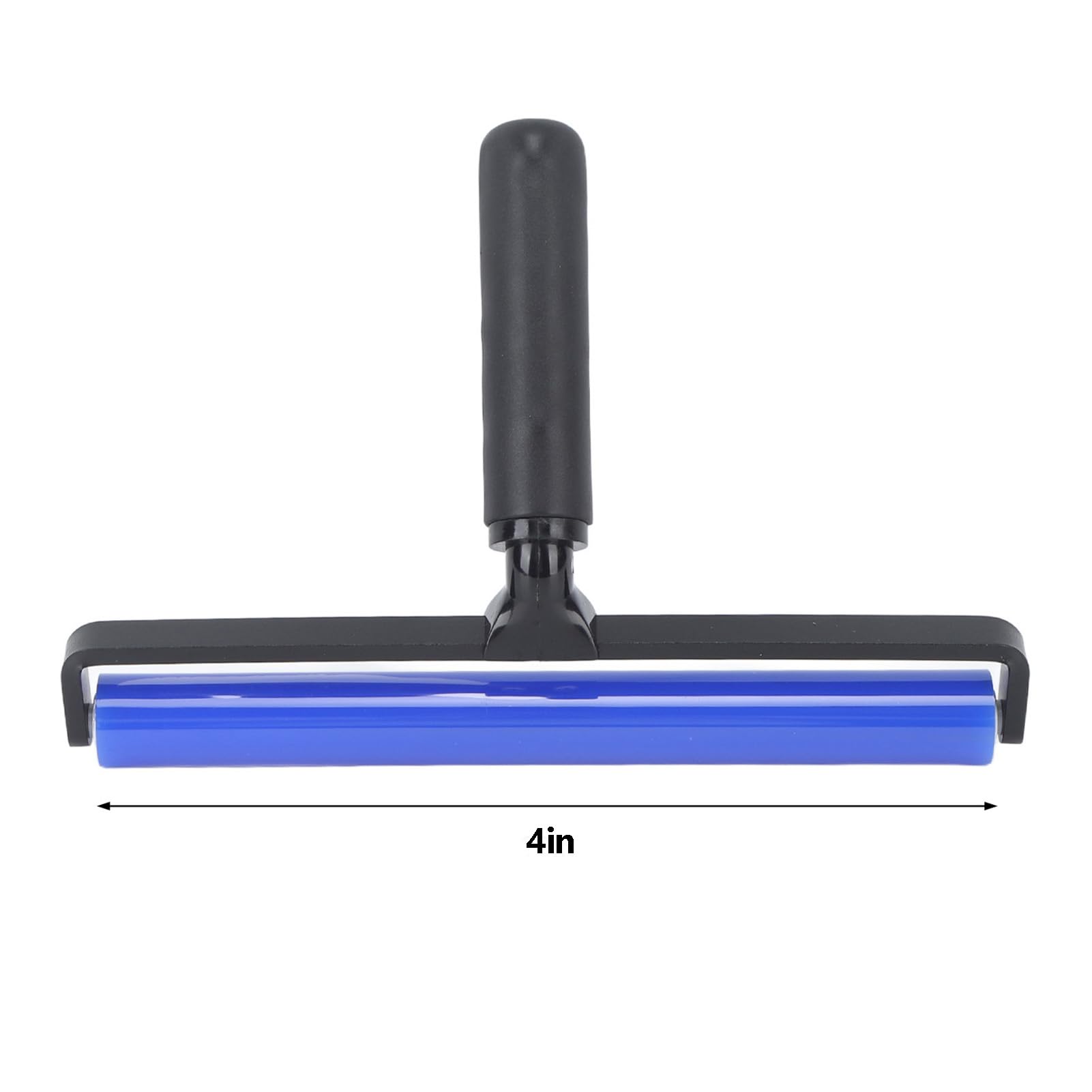 Rodillo de pelusa pegajoso, rodillo de eliminación de polvo mediano, rodillo de película de pantalla, rodillo de silicona azul estático, reutilizable, lavable, recogedor de polvo de viaje, cepillo