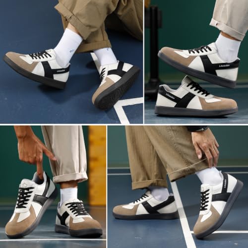 Image of Steel Toe Shoes for Women and Men, Lightweight Safety Work Shoes, Puncture Resistant Cushioned Low Top Work Sneakers for Warehouse Factory Construction