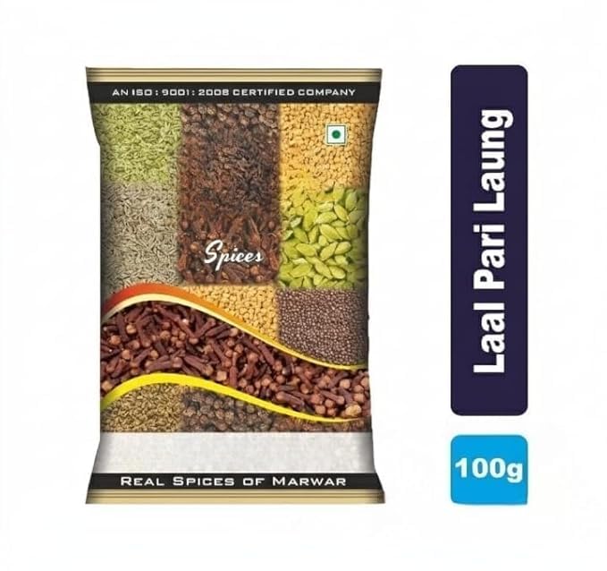 UV Laal Pari Laung| Premium Red Cloves,100% Natural | Aromatic & Flavorful | Dried Cloves | No Additives, No artificial colours or preservatives -100 gm
