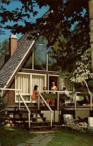 Viking House at Scandinavia Inn Stowe, Vermont VT Original Vintage Postcard