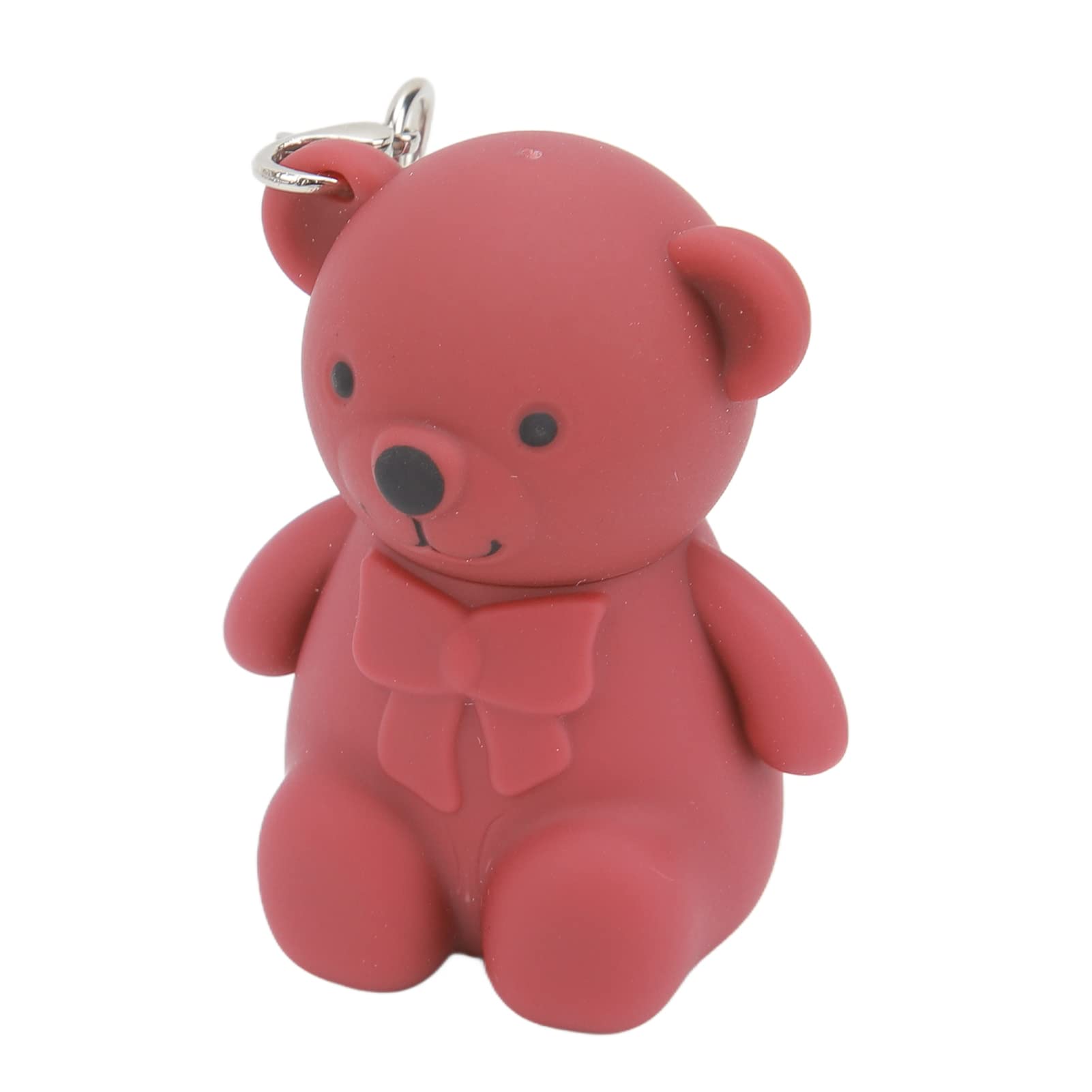 Lipsticks - Matte Lipstick Mud Long Lasting High Pigment Creamy Texture Bear Key Chain Cute Lip Tint for Daily 4