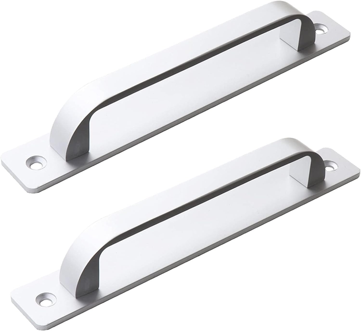 Tiradores para armarios de cocina y garaje en aluminio duradero, 2 piezas