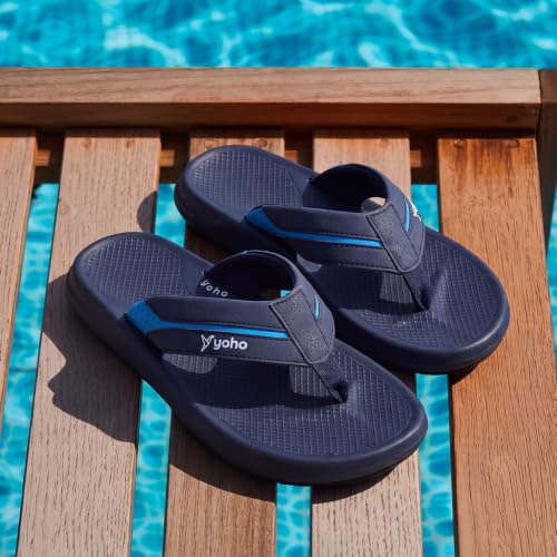 Image of YOHO Snugly Slippers for Men | Sleek Everyday Style | PU Cushioned Support & Durable Build | 004