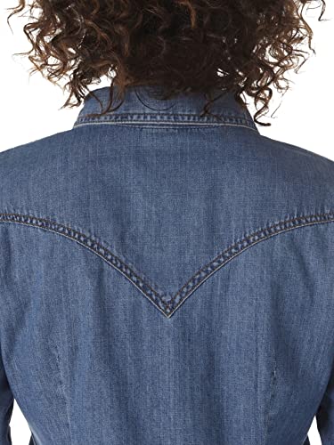 Wrangler Women's Denim Snap Shirt4