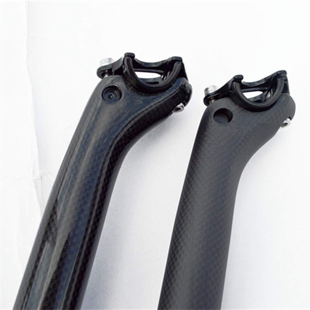 Parti della Bici Reggisella per Bicicletta in Fibra di Carbonio MTB Reggisella per Bici da Strada Reggisella 3k Opaco 27,2/30,8/31,6 * 400MM Arretramento 25mm Reggisella
