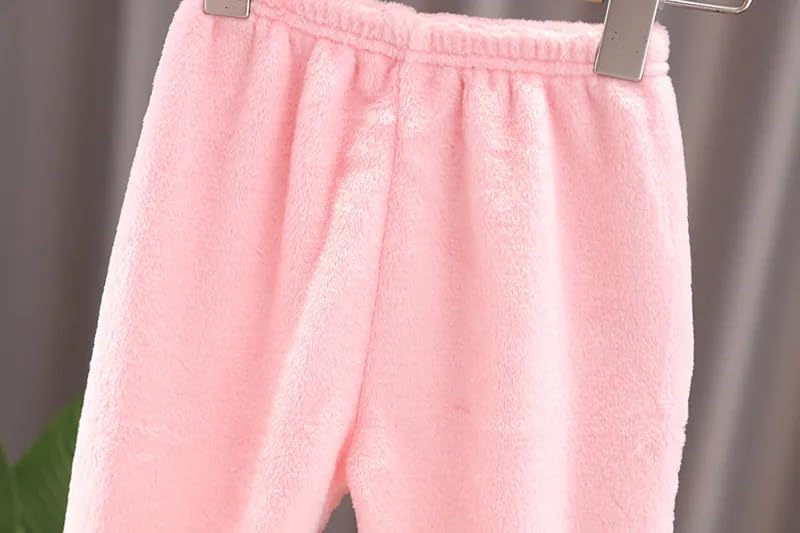 Image of Bold N Elegant Kids Dinosaur Thick Warm Fleece Fur T-Shirt Sweatshirt Joggers Pant Winter Coord Set for Baby Boy Girl