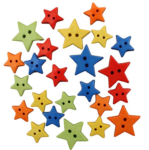 Buttons Galore Craft & Sewing Buttons - Stars - 3 Packs (60 Buttons) #TOP27