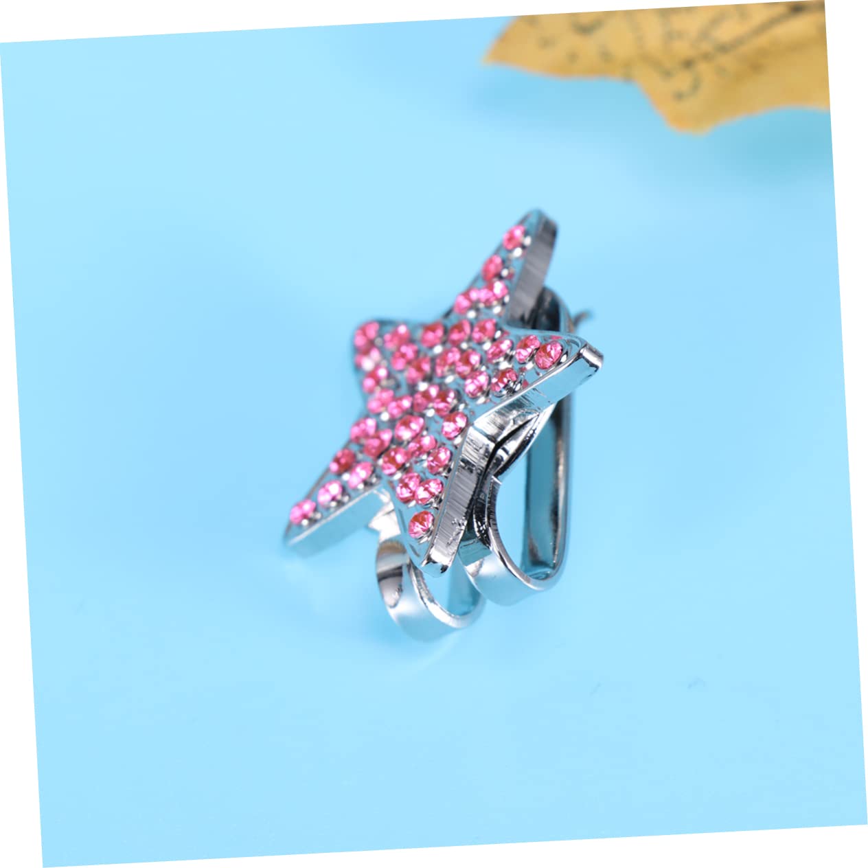 3 Stück Elegante Clip-Marker Aus Metall Hut-Clip-zähler Für Golfer Stilvolle Strasssteine Passt Auf Hüte Gürtel Und Taschen