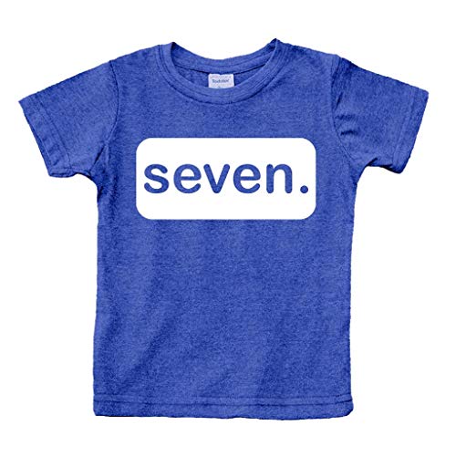Unordinary Toddler 7th Birthday Shirt boy 7 Year Old Seven Tshirt Boys Seventh Birthday boy Shirts (Charcoal Blue 7 Years)