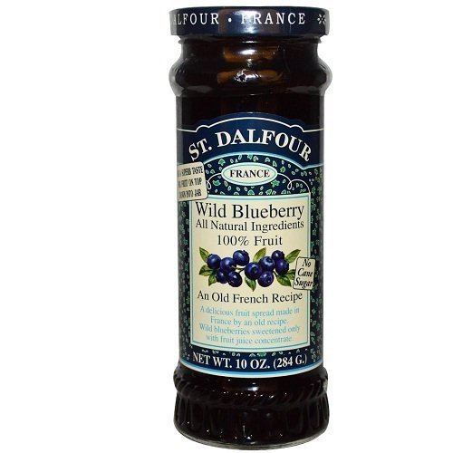 Charles Jacquin-St.Dalfour Consrv, Bluberry, 100%Fruit, 10-Ounce (Pack of 6) ( Value Bulk Multi-pack)