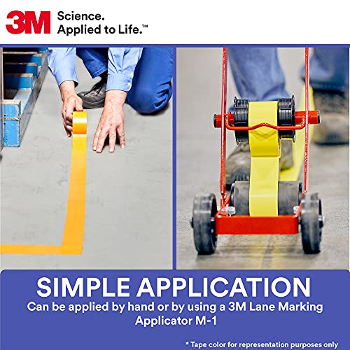 Image of 3M Vinyl Tape 471, 16 in x 36 yd, Red, 1 Roll, Red Floor Tape, Paint Alternative for Floor Marking, Social Distancing, Color Coding, Safety Marking