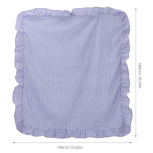 Nappe rectangulaire à carreaux classiques pour table de repas intérieur