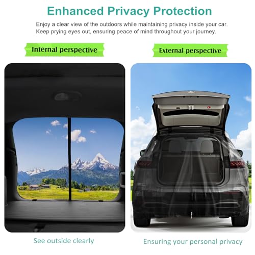 Jeyoon 092 Car Tailgate Mesh Screen,59 Inchx64 Inch Magnetic Car Tailgate Tent Breathable Mesh Net thumb #4