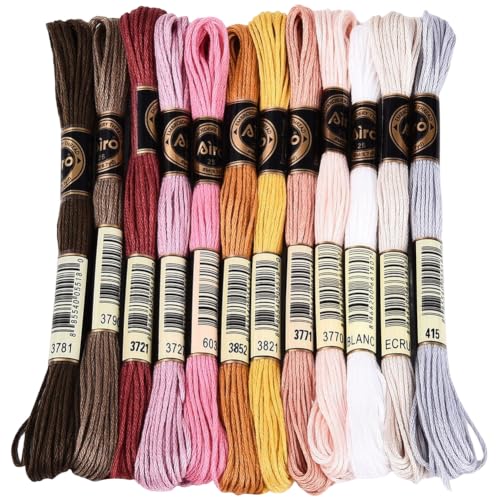Image of 105 Yards Embroidery Variegated Floss for Hand Sewing Making