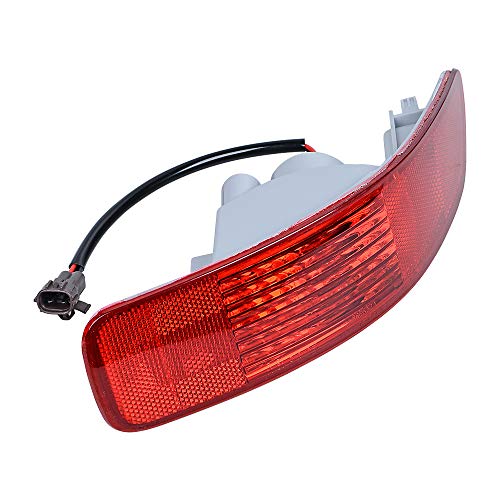 Astra Depot 1PC Right Rear Bumper Reflector Light Lamp Compatible with 2007-2012 Mitsubish Outlander Peugeot 4007 Citroën C-Crosser