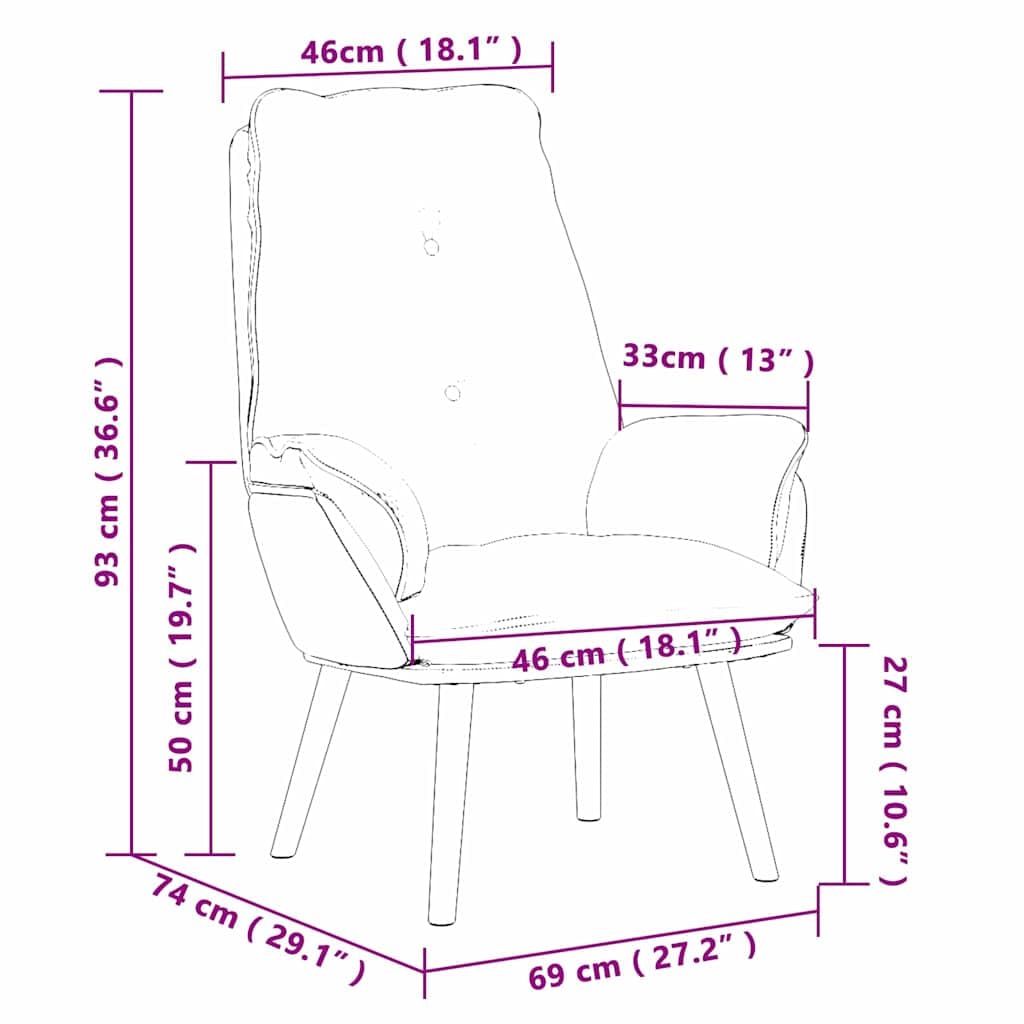 Kremowy fotel relaksacyjny z materiału Sherpa, 69 x 74 x 93 cm, przytulny fotel do salonu z nogami z litego drewna, wygodny fotel do czytania, do sypialni, biura i salonu, trwały mebel