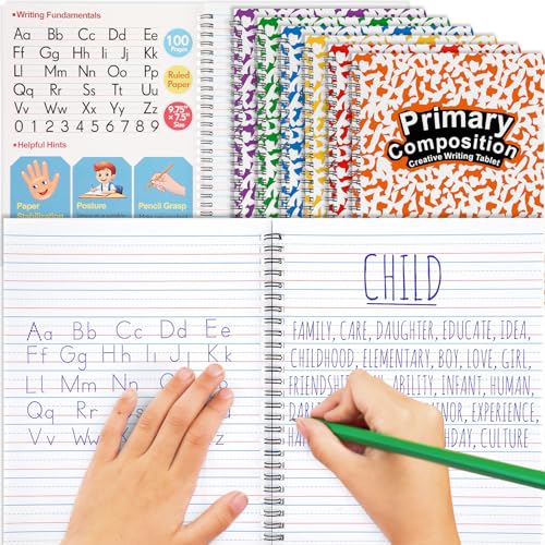 Cahier de calligraphie enfant pour corriger la ten