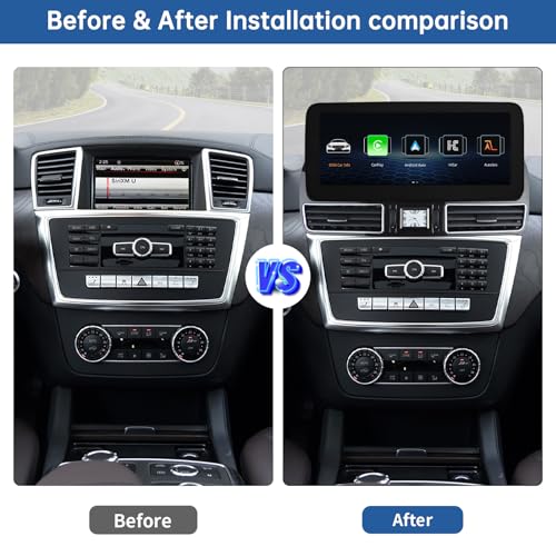 Pantalla CarPlay 12.3" para Mercedes-Benz ML GL W166 X166 miniatura 4