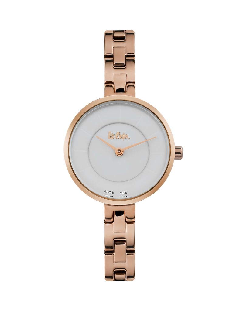 Lee Cooper Metal Analog White Dial Womens Watch-Lc06628.430, Band_Rose Gold (B07NQKC1B8) Amazon Price History, Amazon Price Tracker