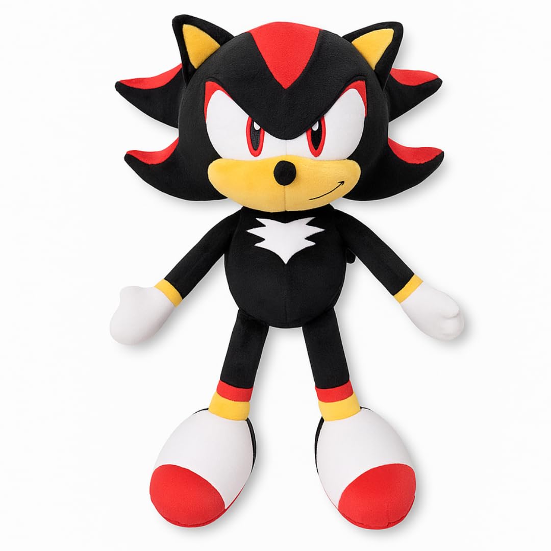 Shadow the Hedgehog Plush 30 cm – Large Soft Toy | Official Sonic Collectible Gift | Cuddly & Displayable