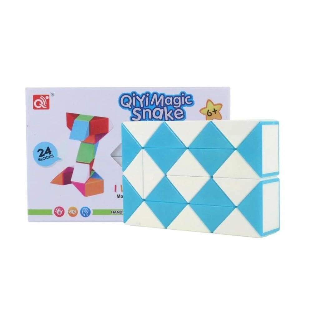 Kiditos QiYi Magic Snake Cube Twisty Puzzle Toys (24 Blocks), for Kids Age 6 Years & Up-image-6