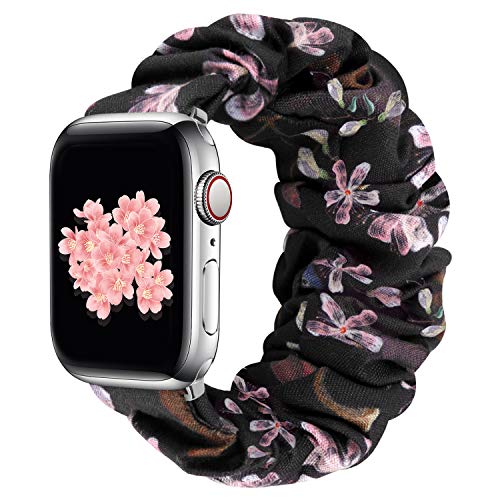 Image of Greatfine Scrunchie Band Compatible with Apple Watch Bands 38mm 40mm 41mm 42mm 44mm 45mm 46mm 49mm Women, Elastic Scrunchie Watch Strap for iWatch Watch Series 11 10 9 8 7 6 5 4 3 2 1 SE 3 2 Ultra 3 2