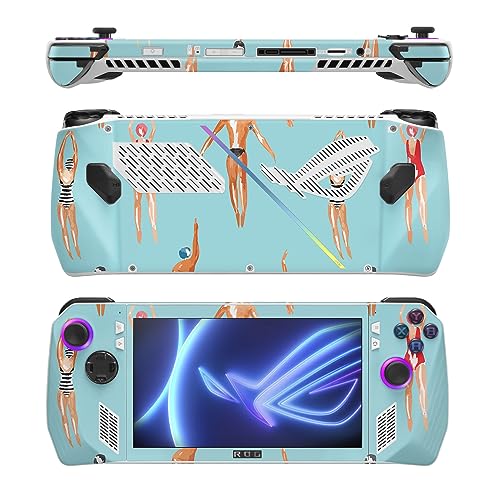Image of MightySkins Skin Compatible with Asus ROG Ally - Upstream | Protective, Durable, and Unique Vinyl Decal wrap Cover | Easy to Apply, Remove, and Change Styles