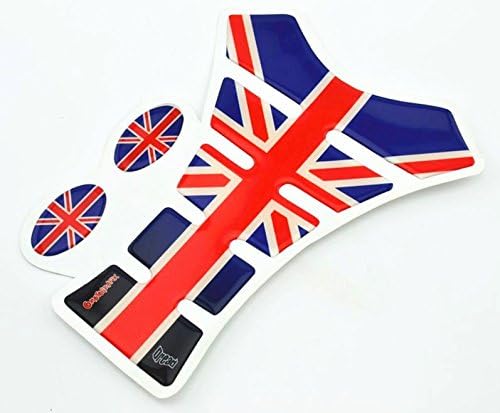 Miniatura 2 de Motocicleta tanque gas protector pad etiqueta de goma de fibra (YG024) apto para TRIUMPH Tiger 1050/ABS 2007 2008 2009 2010 2011