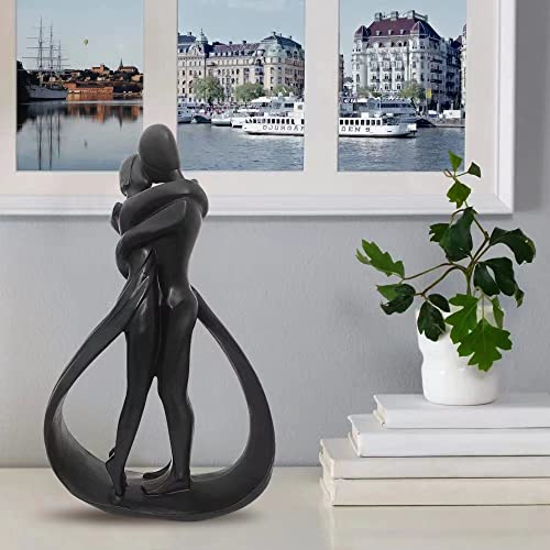 Escultura Moderna de Pareja en Resina para Decoración miniatura 2