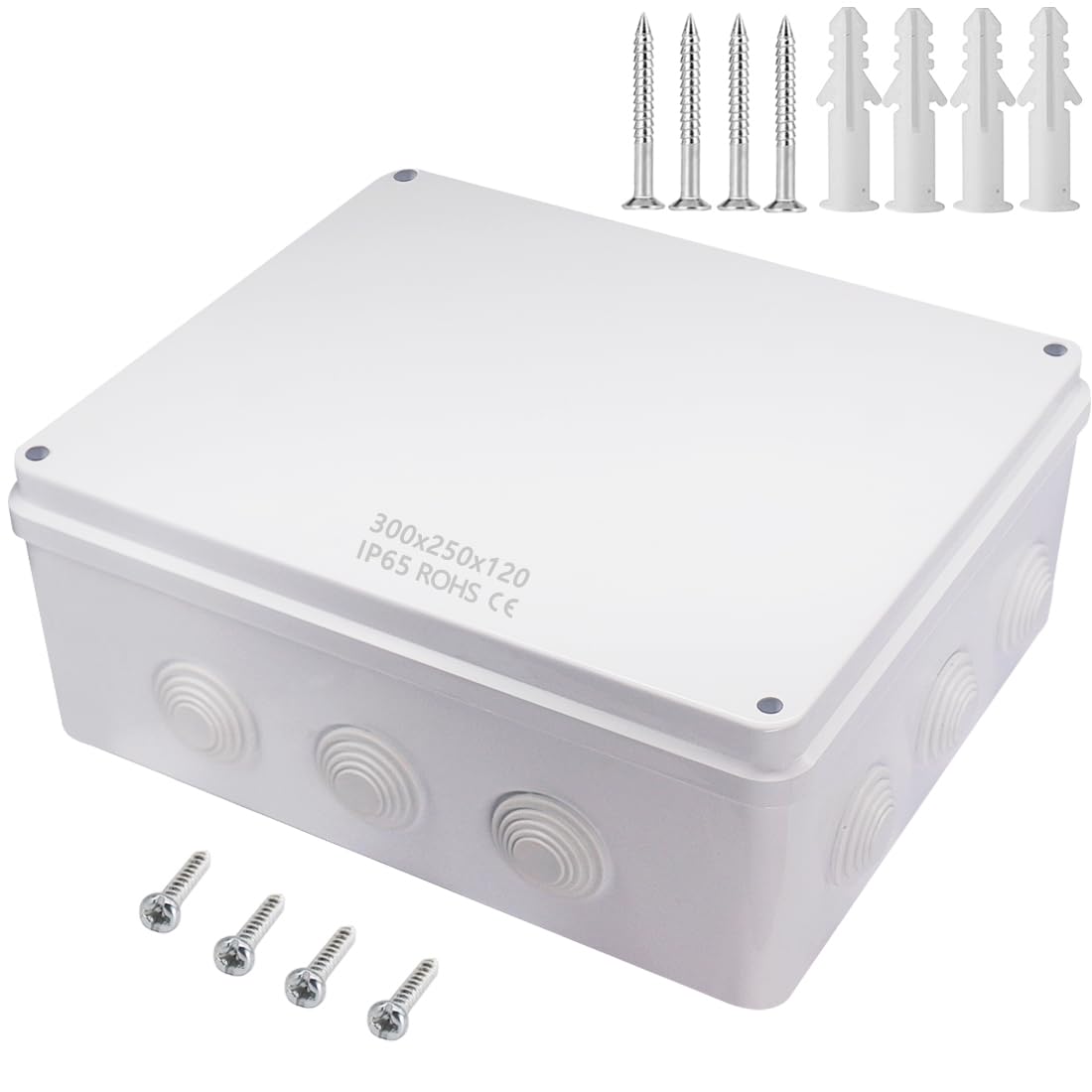 Amazon.co.jp: Zulkit ジャンクションボックス ABS樹脂 防塵 防水 IP65