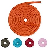Lacenio SCHNÜRSENKEL rund gewachst SCHNÜRSENKEL Laces für Anzugschuhe Stiefel Lederschuhe Ersatz Schuhbänder - sehr reißfest - 4 mm breit Farbe Orange Länge 160 cm